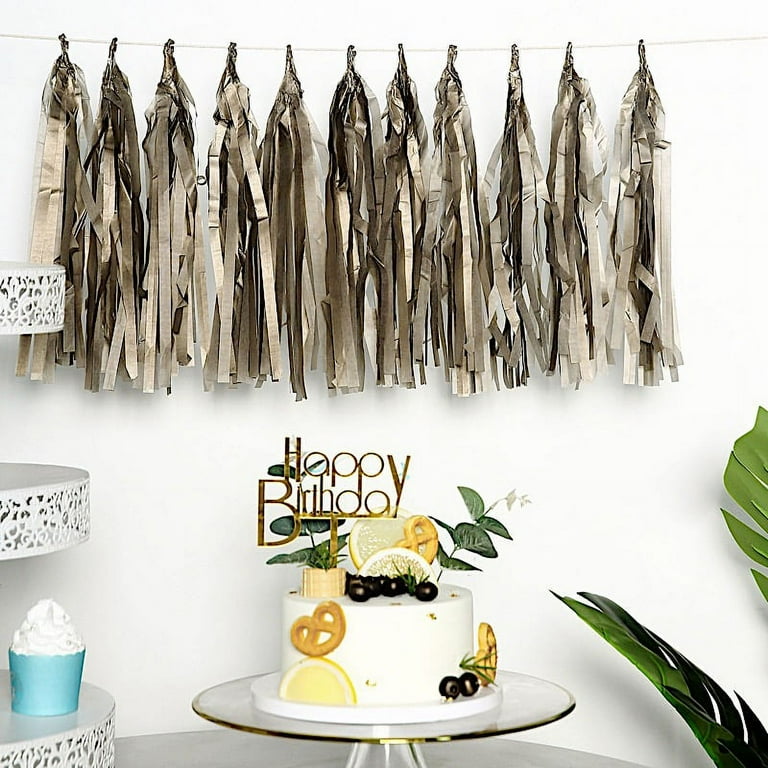 Gold tissue paper garland outlet