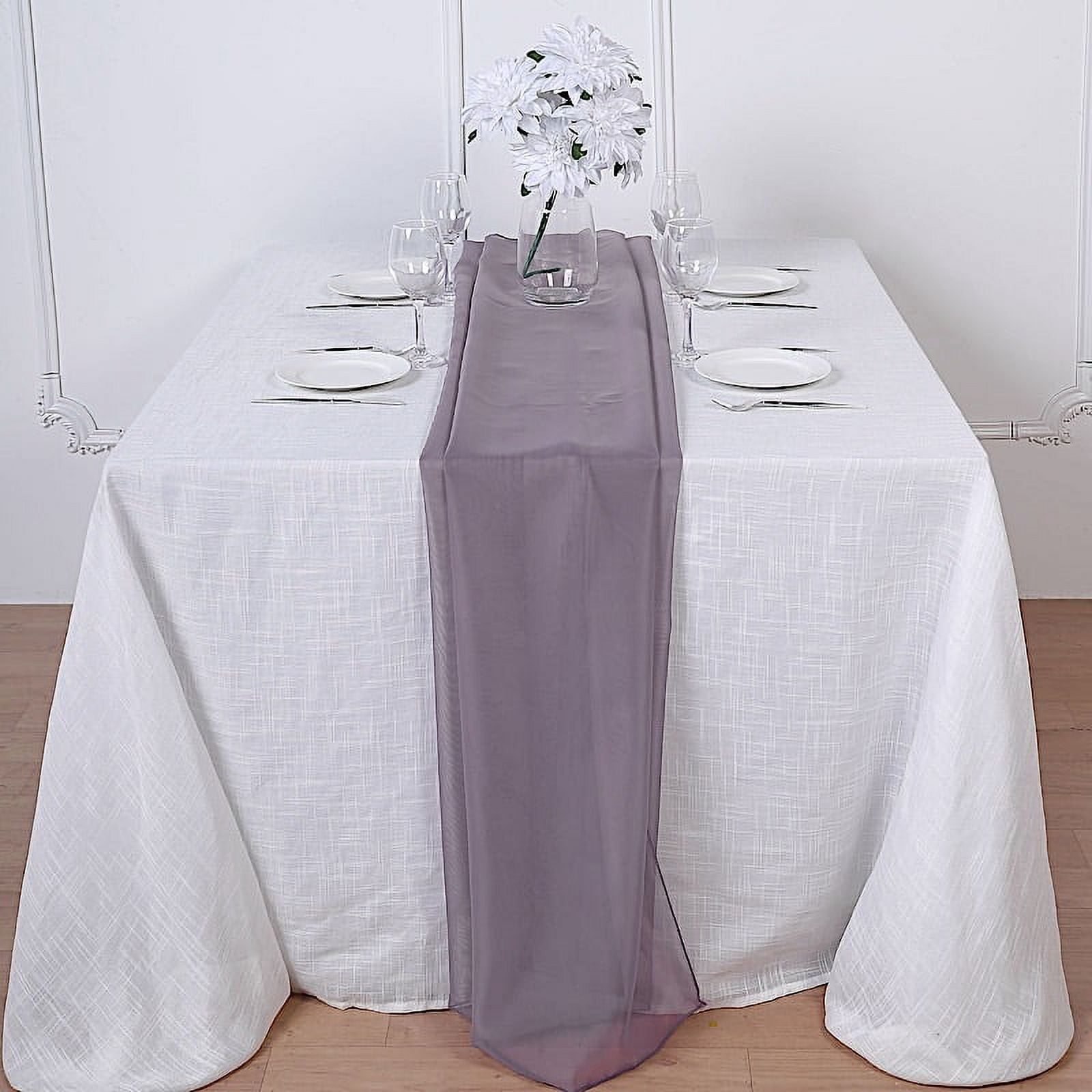 Gray Linen Table Runner, Linen Table Cloth, Table Runner Wedding, Washed Linen  Table Runner, Linens Table Topper, Kitchen Table Runners 