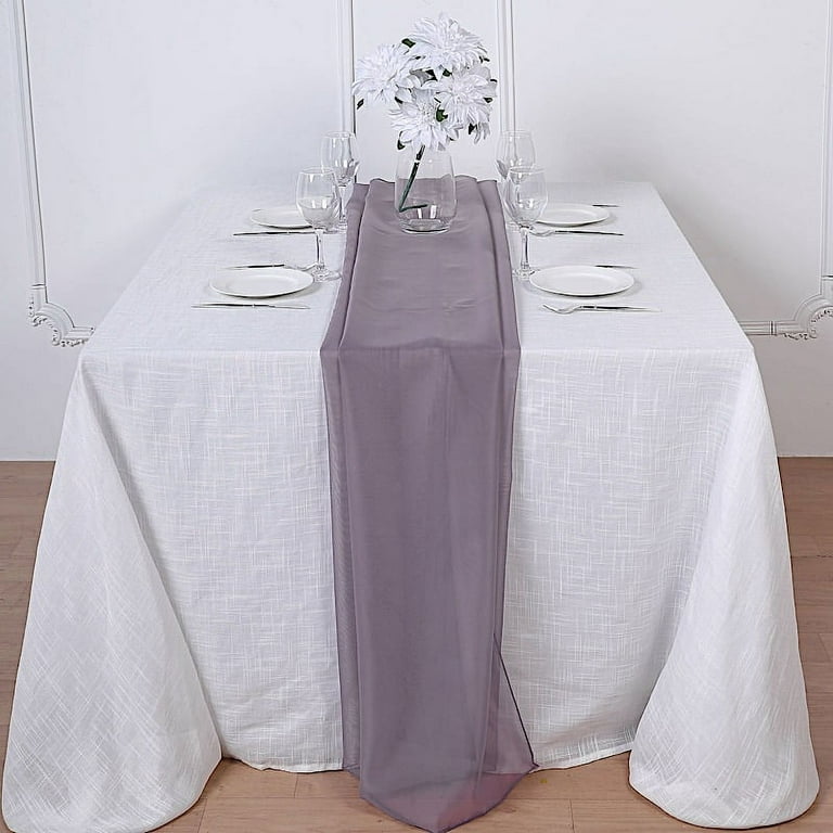 https://i5.walmartimages.com/seo/BalsaCircle-72-Violet-Extra-Premium-Chiffon-Table-Top-Runner-Wedding-Party-Linens-Decorations_711e803f-6cde-4ff8-87e4-052fabd0184a.378c2fc48feba429410db32d5f2ef2a2.jpeg?odnHeight=768&odnWidth=768&odnBg=FFFFFF