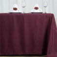 thumbnail image 1 of BalsaCircle 72" x 120" Polyester RECTANGULAR Tablecloth Table Linens Burgundy, 1 of 8