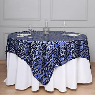 ShiDianYi 3 Feet 1 Yards Royal Blue Sequin Fabric, by The Yard, Blue Sequin  Fabric, Tablecloth, Linen, Sequin Tablecloth, Table Runner (Royal Blue)