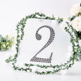 thumbnail image 1 of Balsa Circle 8" Black Solid Number 2 Self-Adhesive Rhinestones Gems Sticker, 1 of 8