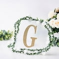 thumbnail image 1 of BalsaCircle 8" Gold Solid Letter Number Self-Adhesive Rhinestones Gems Sticker, 1 of 8