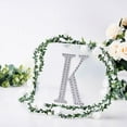 thumbnail image 1 of BalsaCircle 8" Silver Solid Letter K Self-Adhesive Rhinestones Gems Sticker, 1 of 8