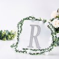 thumbnail image 1 of BalsaCircle 8" Silver Solid Letter R Self-Adhesive Rhinestones Gems Sticker, 1 of 8