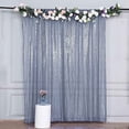 thumbnail image 1 of BalsaCircle 8 feet x 8 feet Dusty Blue Sequin Backdrop Curtain Wedding Party Photobooth Decorations, 1 of 8