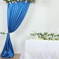 thumbnail image 1 of BalsaCircle 8x10 feet Royal Blue Satin Curtain Wedding Photography Backdrop Panel Party Events Decorations Supplies, 1 of 8