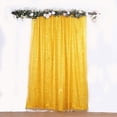 thumbnail image 1 of BalsaCircle 8x8 feet Gold Metallic Fringe Polyester Backdrop Curtain Panel Party Events Decorations Supplies, 1 of 8