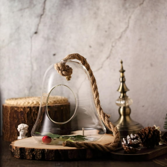 Balsa Circle 9" Clear Bell Glass Hanging Terrarium Wedding Gifts Party Centerpieces Decorations