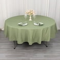 thumbnail image 1 of BalsaCircle 90" Premium Round Polyester Tablecloth Wedding Table Linens Eucalyptus Green, 1 of 8