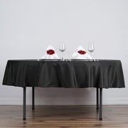 BalsaCircle 90" Round Polyester Tablecloth Table Cover Linens for Wedding Party Events Home Kitchen Dining