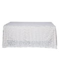 thumbnail image 1 of BalsaCircle 90" x 132" Big Payette Sequin Tablecloth White, 1 of 8
