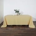 thumbnail image 1 of BalsaCircle 90" x 132" Polyester Rectangular Tablecloth Champagne, 1 of 8