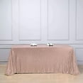 thumbnail image 1 of BalsaCircle 90" x 132" Sequin Rectangular Tablecloth Blush, 1 of 7