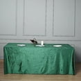 thumbnail image 1 of Balsa Circle 90" x 156" Hunter Green Rectangular Premium Velvet Tablecloth Table Linens, 1 of 8
