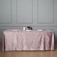 thumbnail image 1 of Balsa Circle 90" x 156" Mauve Rectangular Premium Velvet Tablecloth Table Linens, 1 of 8