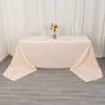 thumbnail image 1 of BalsaCircle 90" x 156" Premium Polyester Rectangular Tablecloth Table Linens Blush, 1 of 6