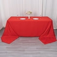 thumbnail image 1 of BalsaCircle 90" x 156" Premium Polyester Rectangular Tablecloth Table Linens Red, 1 of 8
