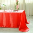 thumbnail image 1 of Balsa Circle 90" x 156" Satin Rectangular Tablecloth Red, 1 of 4