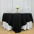 thumbnail image 1 of Balsa Circle 90x90 inch Black Premium Square Polyester Tablecloth Party Events Tableware Decorations Supplies, 1 of 7