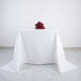 thumbnail image 1 of BalsaCircle 90" x 90" White Cotton Square Tablecloth Reception Catering Dining Table Linens, 1 of 7