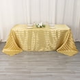 thumbnail image 1 of BalsaCircle 90x132 in Champagne Stripes Satin Rectangle Tablecloth Wedding Party Linen Events Decorations Supplies, 1 of 8