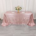 thumbnail image 1 of BalsaCircle 90x132 in Rose Gold Sequin Dots Polyester Rectangle Tablecloth Party Events Reception Decorations Supplies, 1 of 8