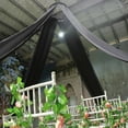 thumbnail image 1 of Balsa Circle Black 30 feet Premium Sheer Voile Ceiling Draping Panel Wedding Party Decorations, 1 of 6