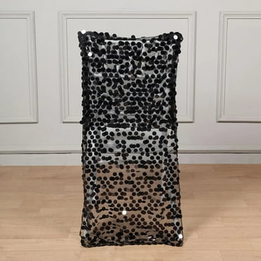 Efavormart Silver Big Payette Sequin Chiavari Chair Slipcover, Wedding ...