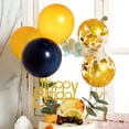 thumbnail image 1 of BalsaCircle Black Gold Clear Mini Balloons Garland Cake Topper Decorationset Wedding Baby Shower Accessories, 1 of 7