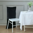 thumbnail image 1 of BalsaCircle Black Soft Velvet Chiavari Dining Chair Back Slipcover Wedding Party Events Home Decorations Supplies, 1 of 8