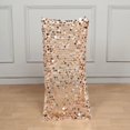 thumbnail image 1 of Balsa Circle Blush Big Payette Sequin Chiavari Dining Chair Back Slipcover Party Events Home Decorations Supplies, 1 of 8