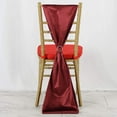 thumbnail image 1 of Balsa Circle Burgundy Extra Velvet Chair Sash Party Dinner Birthday Decorations Supplies, 1 of 4