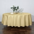 thumbnail image 1 of BalsaCircle 10 Pieces 108" Champagne Round Polyester Tablecloths Fabric Table Cover Linens, 1 of 8