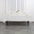 thumbnail image 1 of BalsaCircle 10 Pieces 60" x 102" White Rectangle Polyester Tablecloths Table Cover Linens, 1 of 7
