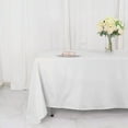 thumbnail image 1 of BalsaCircle Christmas Holidays 10 Pieces 72" x 120" White Rectangle Polyester Tablecloths Linen, 1 of 8