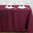thumbnail image 1 of BalsaCircle Christmas Holidays 10 Pieces 90" x 156" Burgundy Rectangle Polyester Tablecloths Linen, 1 of 7