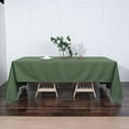 thumbnail image 1 of BalsaCircle 6 Pieces 60" x 126" Moss Green Rectangle Polyester Tablecloths Table Cover Linen, 1 of 7