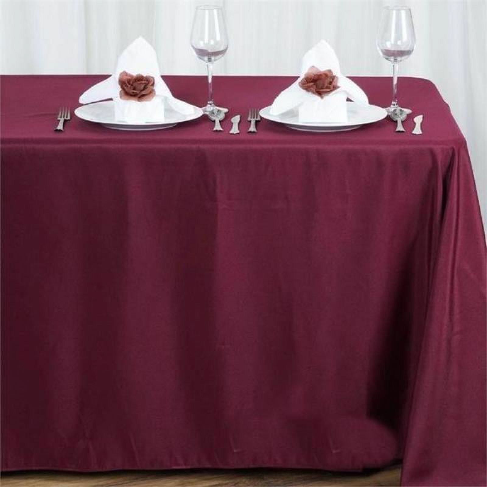 BalsaCircle Mantel Rectangular De Satén Negro De 90 X 156 Pulgadas Para Mesa De Boda Fiesta Recepcion Eventos Cocina Y Comedor