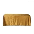 thumbnail image 1 of BalsaCircle Christmas Holidays 90" x 156" Gold Rectangular Velvet Tablecloth Linen, 1 of 8