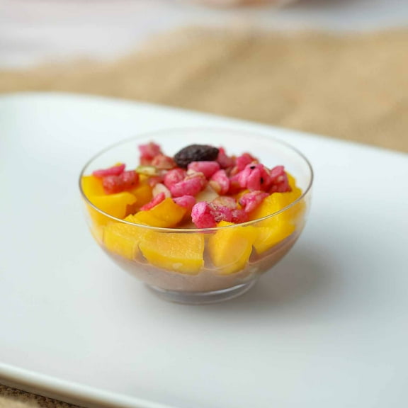 BalsaCircle Clear 24 Pieces 2 oz Plastic Mini Round Disposable Bowls Buffet Tableware