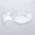 thumbnail image 1 of Balsa Circle Clear 24 Pieces 4" Handled Round Mini Plates Handles Wedding, 1 of 6