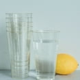 thumbnail image 1 of Balsa Circle Clear Gold 12 Pieces 17 oz Disposable Glittered Plastic Glasses Buffet Tableware, 1 of 6