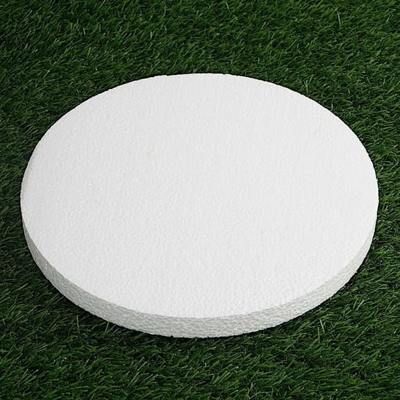Balsa Circle 12 Pieces 10" Crafts Foam Discs White