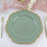 BalsaCircle 6 Metallic 13" Round Acrylic Charger Plates for Weddings ...