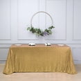 thumbnail image 1 of Balsa Circle Gold 90" x 156" Sequin Rectangular Tablecloth Dining Table Linens, 1 of 8