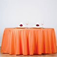 thumbnail image 1 of BalsaCircle Halloween 10 Pieces 132" Orange Round Washable Decorative Polyester Solid Tablecloths, 1 of 7