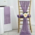 thumbnail image 1 of BalsaCircle Lavender Extra Sequin Chair Sash Party Wedding Decorations, 1 of 5