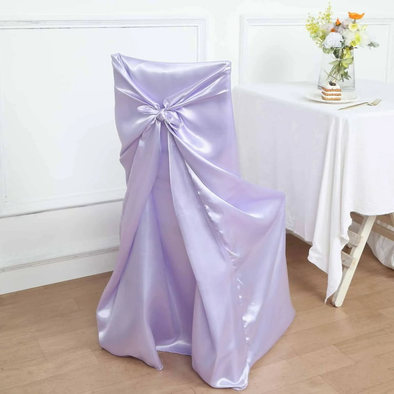 Satin cheap chair covers