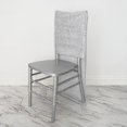 thumbnail image 1 of BalsaCircle Metallic Fitted Spandex Chair Slipcover Silver, 1 of 6